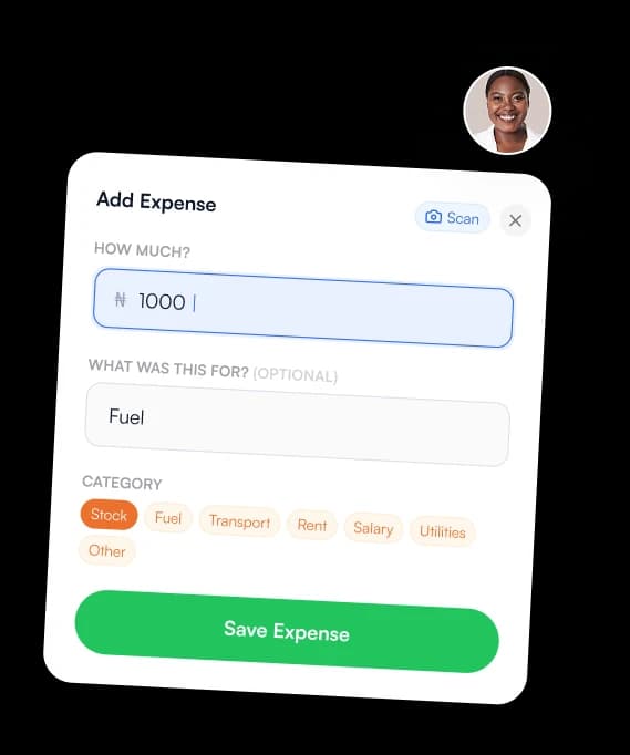 Add Expense preview