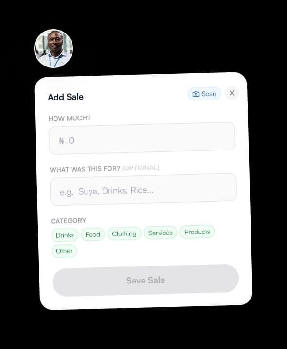 Add Sale preview